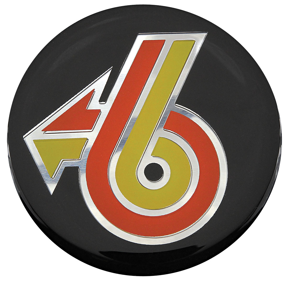 Emblem, Wheel Cap, 1984-87 GNX Alloy Wheel, Turbo-6 @ OPGI.com