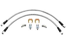 Brake Hose Set, Wilwood, 2004-09 XLR, Front, 18" SS Braided w/Fittings