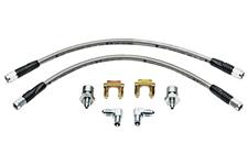 Brake Hose Set, Wilwood, 1999-06 Escalade 2/4WD, Rear, 12" SS Braided w/Fittings