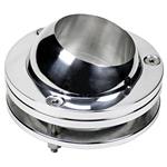 Column Mount, Lower, 1964-88, 2" Diameter, Aluminum Ball-Swivel