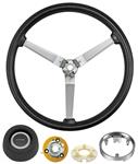 Steering Wheel Kit, Custom Sport, 1971-73 GTL, 1971-72 Grand Prix, Foam Grip