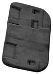 Carpet, Cutpile, 2007-2009 Escalade ESV, 2nd Row 60/40 Seat Mount Cover, 1pc