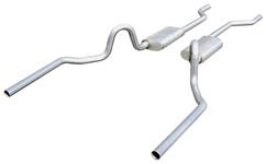 Exhaust Set, Pypes, 1964-72 A-Body, 14" Race-Pro SS, 2.5" w/o X-Pipe