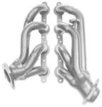 Headers, Hedman, Escalade 5.3, 6.0L, Shorty 1-5/8", LF flat RT cone collectors