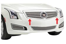 Grille Overlay, Mesh, 2013-2014 ATS exc. Platinum, Polished Stainless