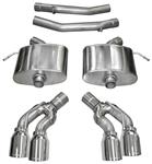 Exhaust System, Corsa, Sport, Axle-Back, 2.75" Dual Rear Exit, Twin 4" Tips