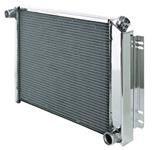 Radiator, Aluminum, Be Cool, 1968-77 SB/BB/Pontiac, Manual Trans, Polished