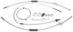 Parking Brake Cable Set, 1965-66 Bonneville