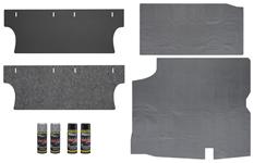 Trunk Area & Mat Restoration Kit, Vinyl, 1966-67 Cutlass, Coupe, Gray