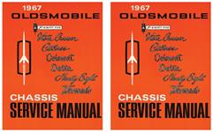 Service Manual, Chassis, 1967 Oldsmobile, 2-Volumes