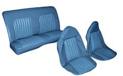 Seat Upholstery Set, 1973-77 Cutlass/442, Front Buckets/Coupe Rear, Vinyl