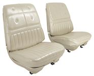 Seat Upholstery, 1970 Cutlass Supreme, Front Split Bench w/ Armrest DI