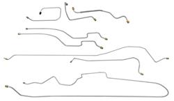 Brake Line Set, Complete, 1954 Cadillac Series 62, Power