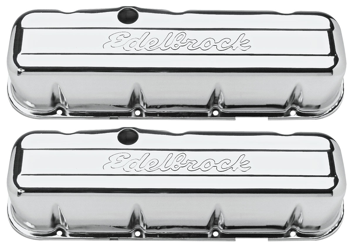 Valve Covers, Edelbrock Signature, Chevrolet BB, 3.8