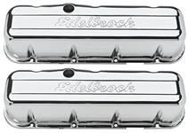 Valve Covers, Edelbrock Signature, Chevrolet BB, 3.8" Tall