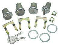 Lock Set, Ignition/Doors/Trunk, 1966-67 Chevelle/GTO, w/ Original Keys