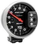 Gauge, Pedestal Tachometer, AutoMeter, 5", 9,000RPM, w/RPM Playback