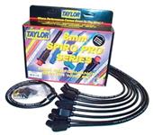 Spark Plug Wire Set, Taylor, Spiro-Pro 8mm, BB, Under Header, 90° Boot, Socket