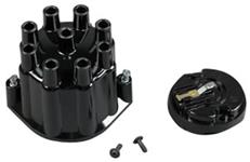 Cap And Rotor, Distributor, Pertronix, Black