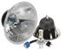 Headlights, Delta Lights LED 5-3/4" Round, Convex Glass, H4 Bulb, Hi-Beam