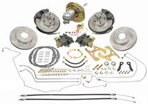 Disc Brake Kit, 1967 Chevelle/El Camino, Front & Rear, OE Booster, Deluxe