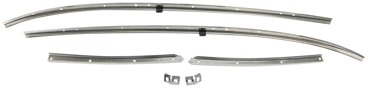 RESTOPARTS - Weatherstrip Channel, 1966-67 Chevelle, Coupe, Roofrail @