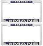 License Plate Frame, 1966 LeMans