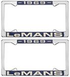 License Plate Frame, 1969 LeMans