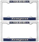 License Plate Frame, 1966 Tempest