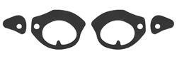 Gaskets, Outside Door Handle, 1961-65 Forward Control, Two Doors