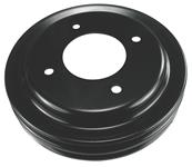 Pulley, Water Pump, 1965-66 Pontiac 326/389/421 w/ AC, 2-groove, 8" Diameter