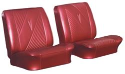 Seat Upholstery, 1965 GTO/Lemans, Coupe Rear DI