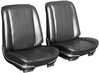 Seat Upholstery, 1967 GTO/Lemans, FT Split Bench w/ Armrest LEG