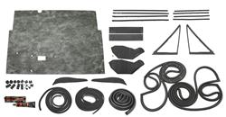 Seal Kit, 1966 Tempest Stage II, 2dr Sedan, Repro Felts