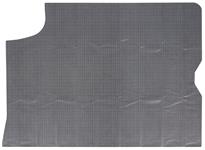 Trunk Mat, Vinyl, 1967 GTO, Gray/Black