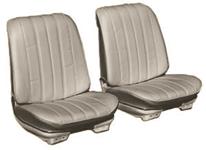 Seat Upholstery Kit, 1966 Chevelle, Front Split Bench/Coupe Rear, Leatherette