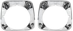 Bezel, Headlamp, 1971-72 Monte Carlo, Pair