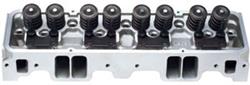 Cylinder Heads, Edelbrock, Performer RPM, SB Chevy, 64CC, Straight Plugs