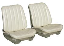 Seat Upholstery, 1966 Skylark, GS Front Buckets LEG