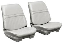 Seat Upholstery, 1968 Skylark, Custom/GS Front Buckets PUI