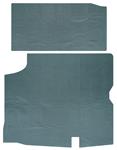 Trunk Mat, Felt, 1972 Bonneville exc. Convertible, Gray/Green