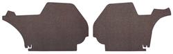 Side Panels, Trunk, 1972 Bonneville 4-Dr Sedan, Gray/Green Felt