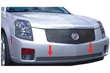 Grille Overlay, Billet Bumper Center, 2003-07 CTS, Aluminum