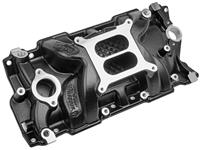 Intake Manifold, Weiand, Speed Warrior, SB Chevy, Black Ceramic