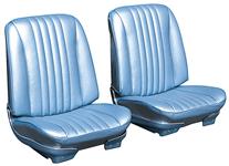 Seat Upholstery, 1968 Chevelle, 4dr Sedan/Wagon Front Solid Bench PUI