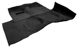 Carpet, Loop, 1959-60 Cadillac DeVille/Eldorado/Series 60 Fleetwood,  2/4-Door -Black (BK)