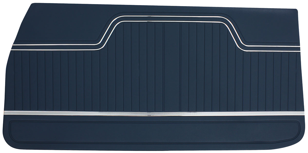 Door Panels, 1970-72 Chevelle Coupe/Convertible, El Camino, Front DI -Blue  (71) (BL)