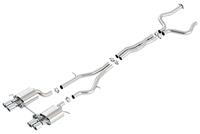 Exhaust, Borla Cat-Back, 2016-19 ATS-V, w/Dual Mode Exhaust, 2.75", S-Type