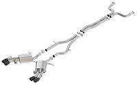 Exhaust, Borla Cat-Back, 2016-19 CTS-V, Sedan, Auto, Dual Split, 2.75"