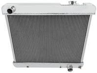 Radiator, Aluminum Champion, 1961-66 Pont FS, 1965-66 Cut, 2 Row, 3/4" Tubes